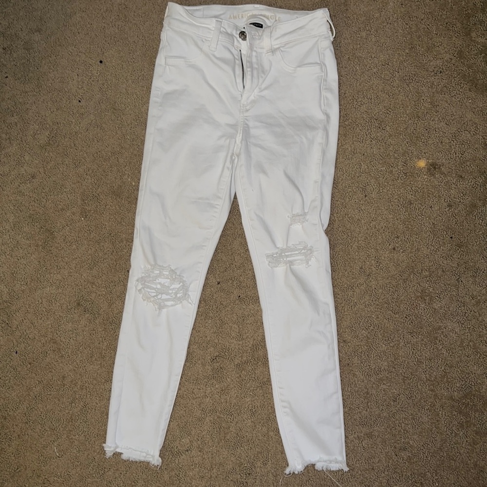 American Eagle White Jeans
